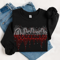Warhawks Ombre Drip RHINESTONE TRANSFER