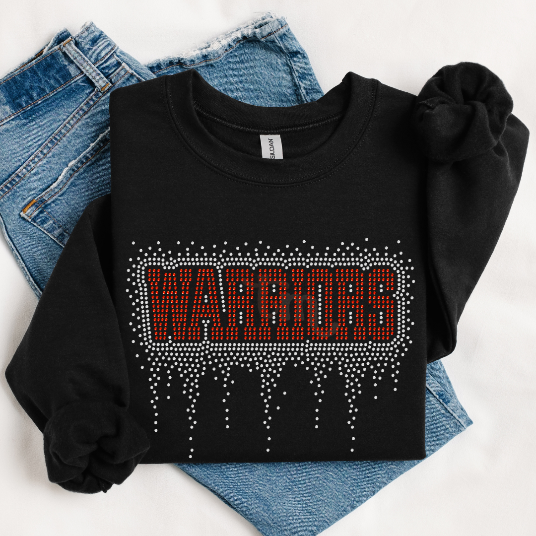Warriors Athletic Drip RHINESTONE TRANSFER
