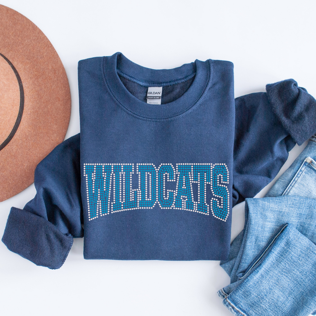 Wildcats Curved SPANGLE TRANSFER