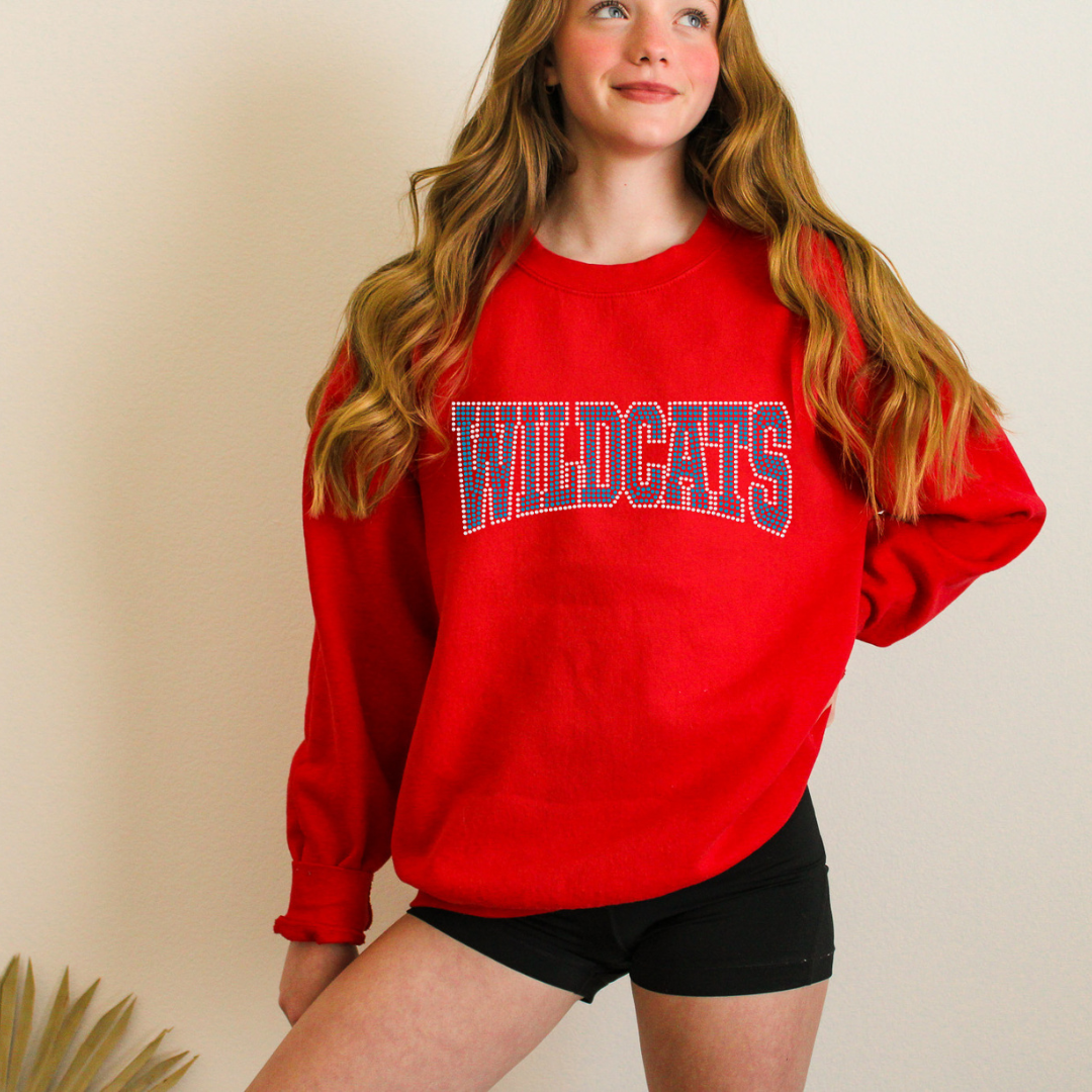 Wildcats Curved SPANGLE TRANSFER