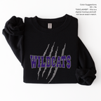 Wildcats Scratch SPANGLE TRANSFER