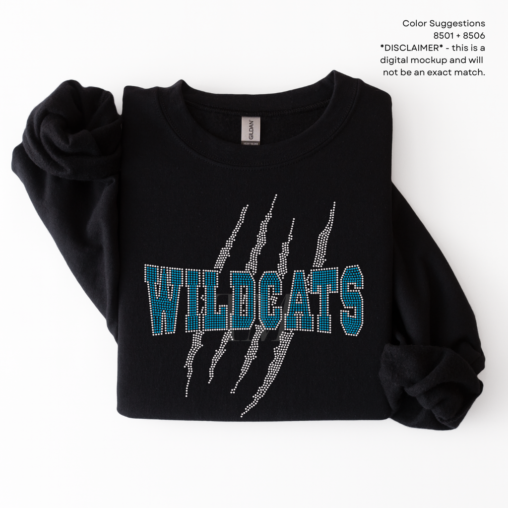 Wildcats Scratch SPANGLE TRANSFER