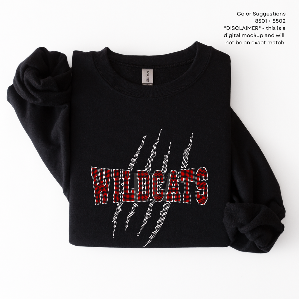Wildcats Scratch SPANGLE TRANSFER