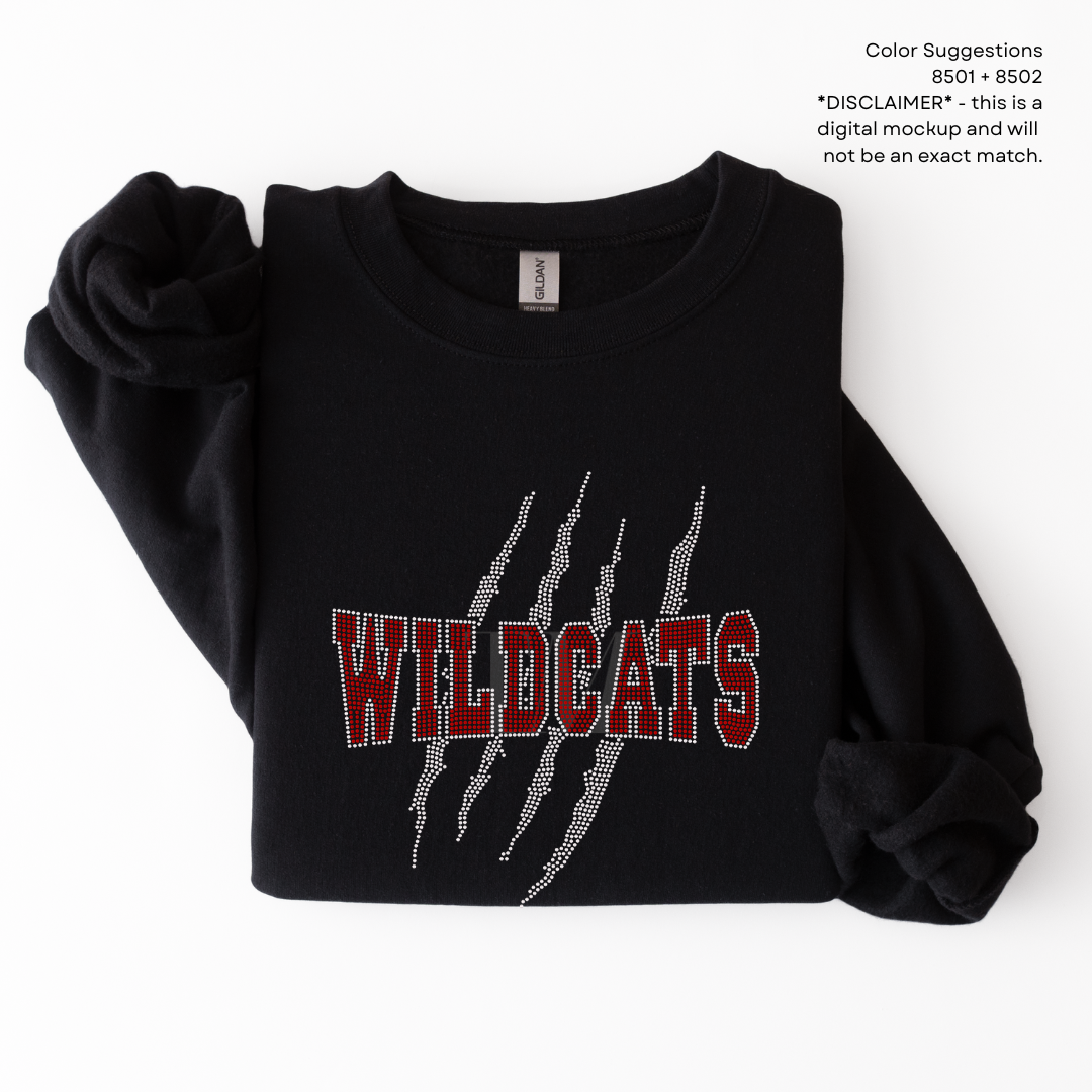 Wildcats Scratch SPANGLE TRANSFER