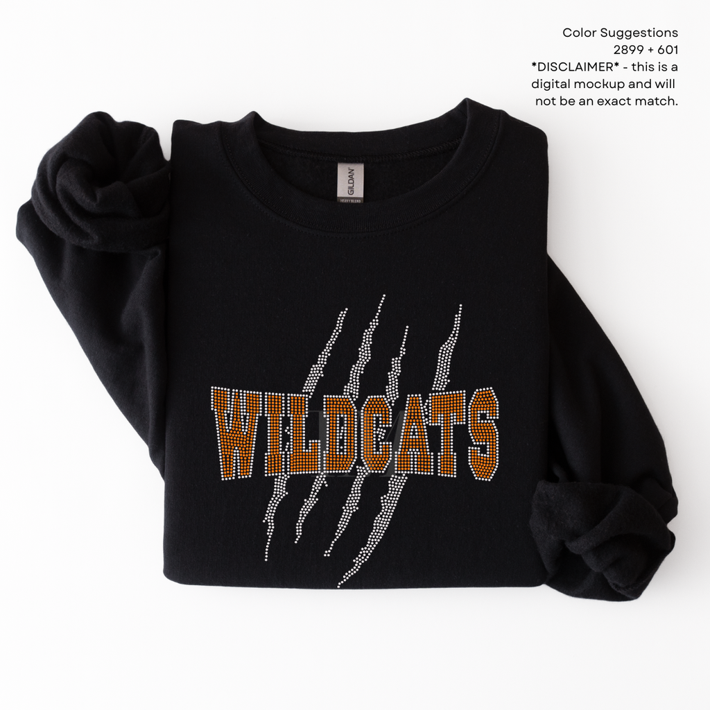 Wildcats Scratch SPANGLE TRANSFER