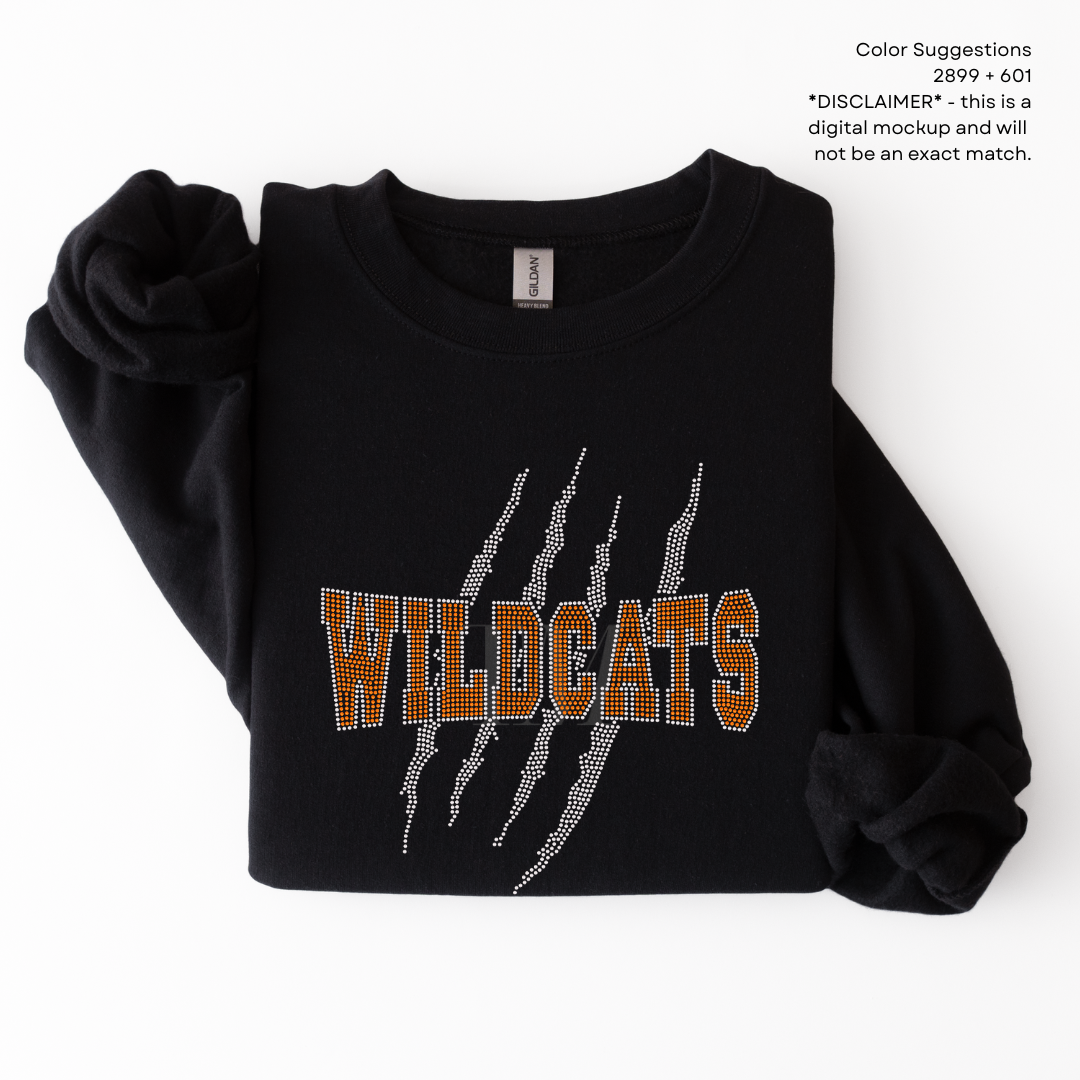 Wildcats Scratch SPANGLE TRANSFER