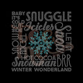 Winter Things RHINESTONE TRANSFER