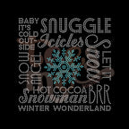 Winter Things RHINESTONE TRANSFER