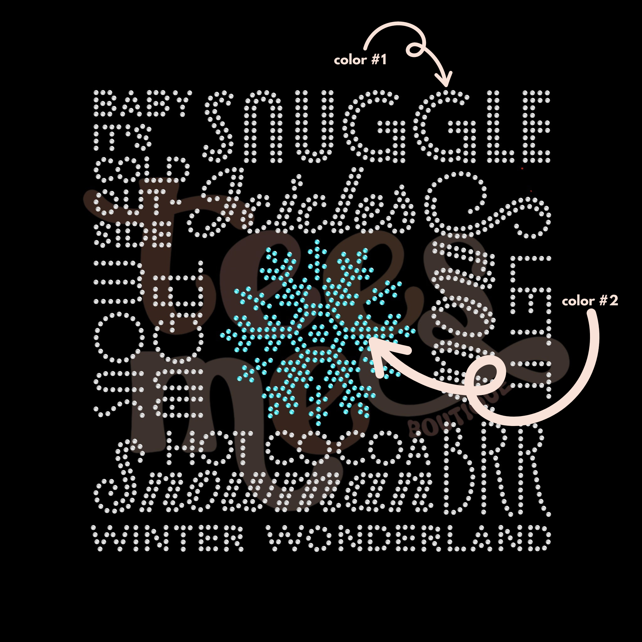 Winter Things SPANGLE TRANSFER