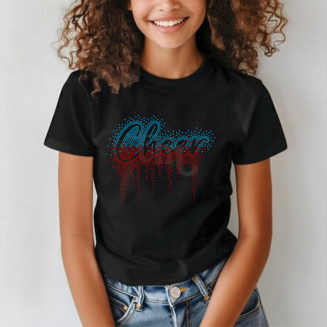 YOUTH Cheer Ombre Drip 2mm SPANGLE TRANSFER
