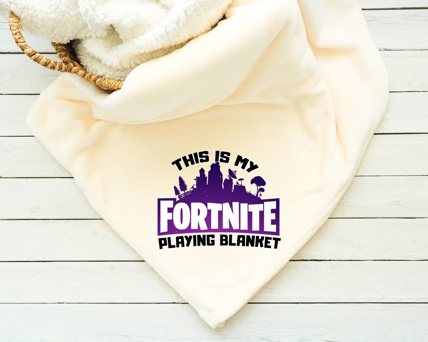 This is my Fortnite Playing Blanket